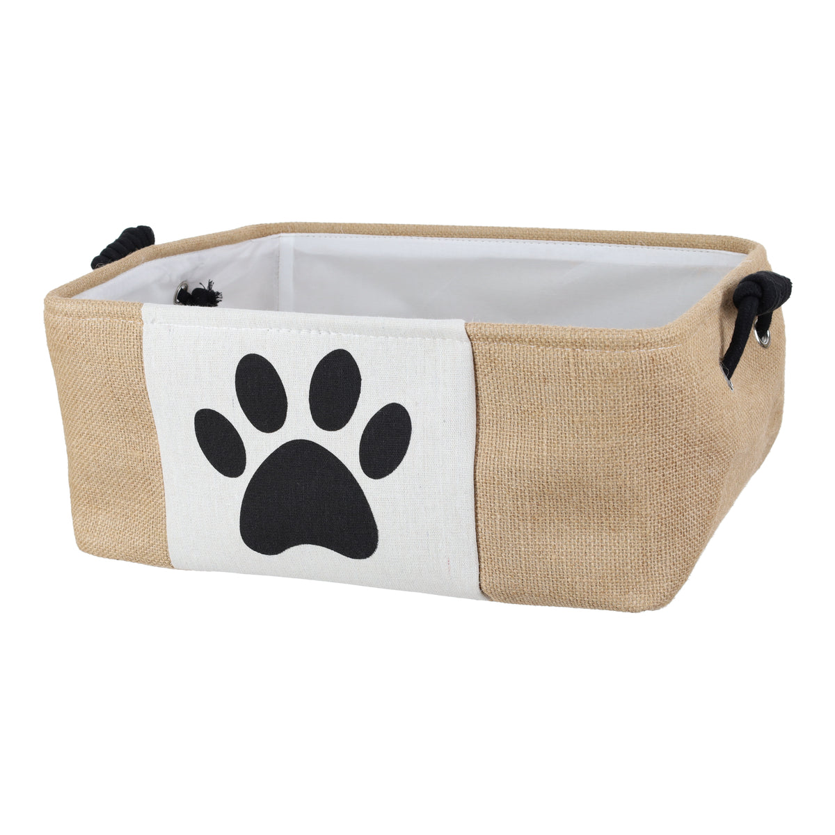 Paw & Burlap Pet Storage Bin
