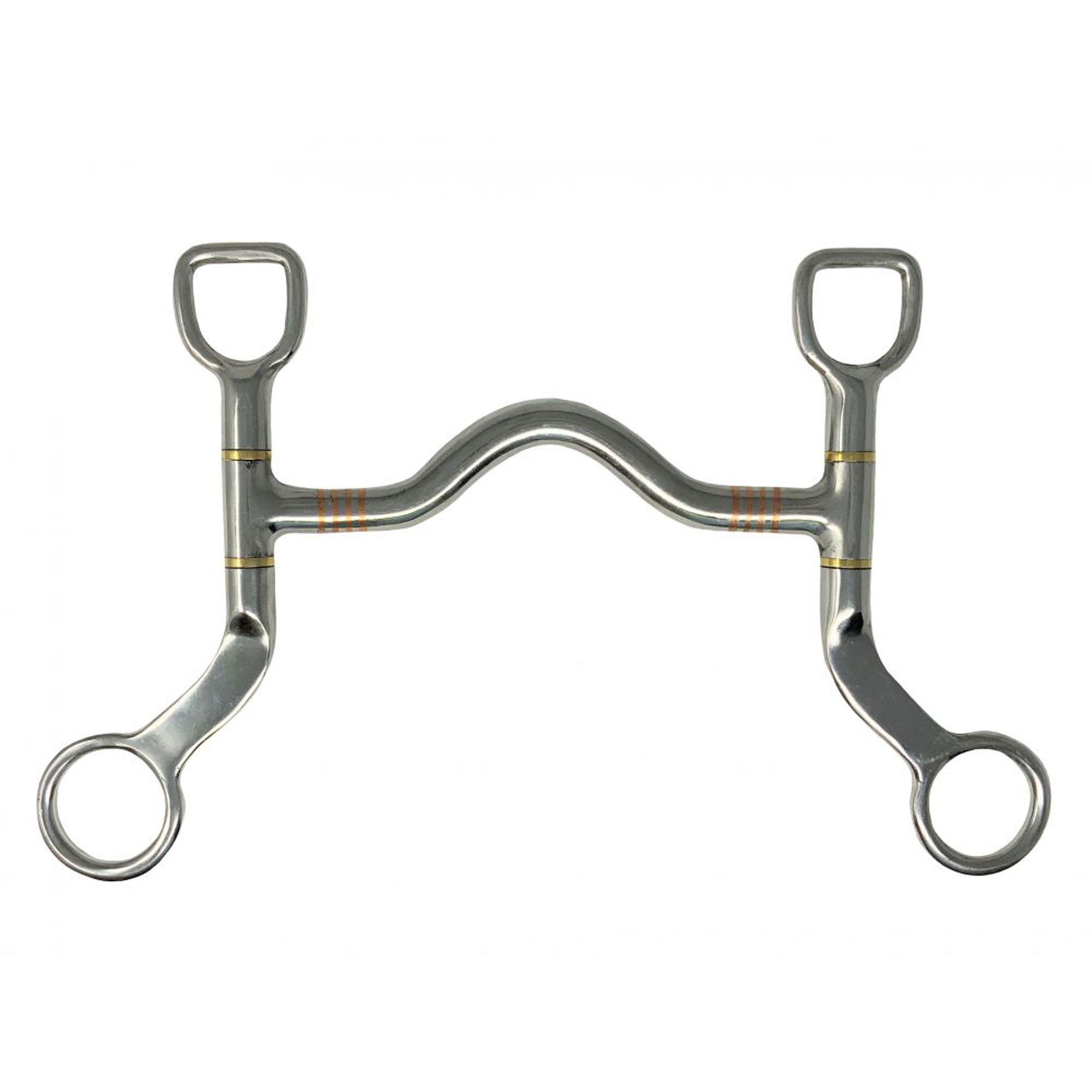 Showman Stainless Steel Ported 5" Mouth Bit