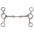 Showman Junior Cowhorse Twisted Wire Dogbone Snaffle