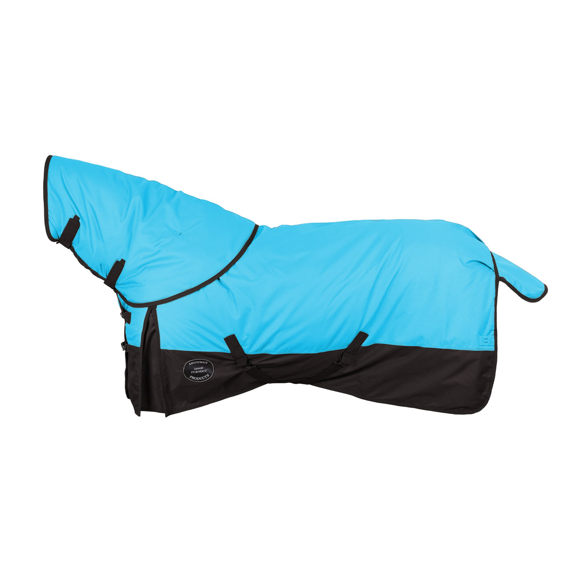 Showman 1200D Waterproof and Breathable Turnout Blanket with Neck Cover - Small Pony/Weanling (42" - 46")