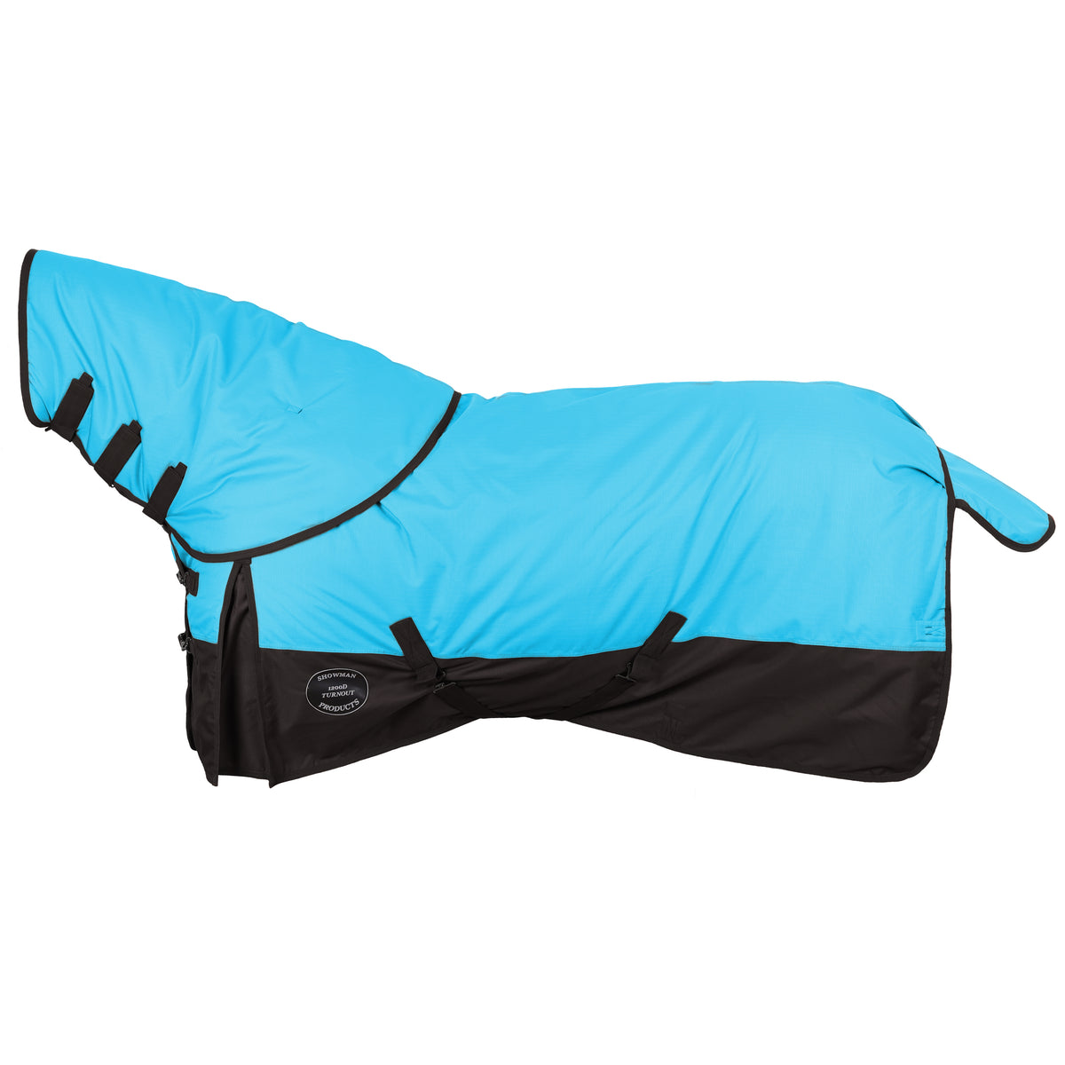 Showman 1200D Waterproof and Breathable Turnout Blanket with Neck Cover - Small Horse (64" - 68")