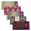 Showman 36" x 34" Wool Top Saddle Pad with Memory Felt Bottom - Tribal Aztec