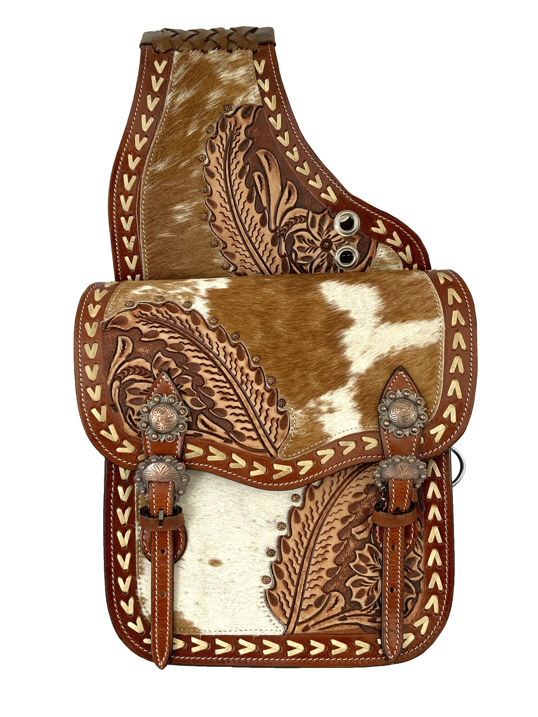 Showman Floral Frontier Saddle Bag