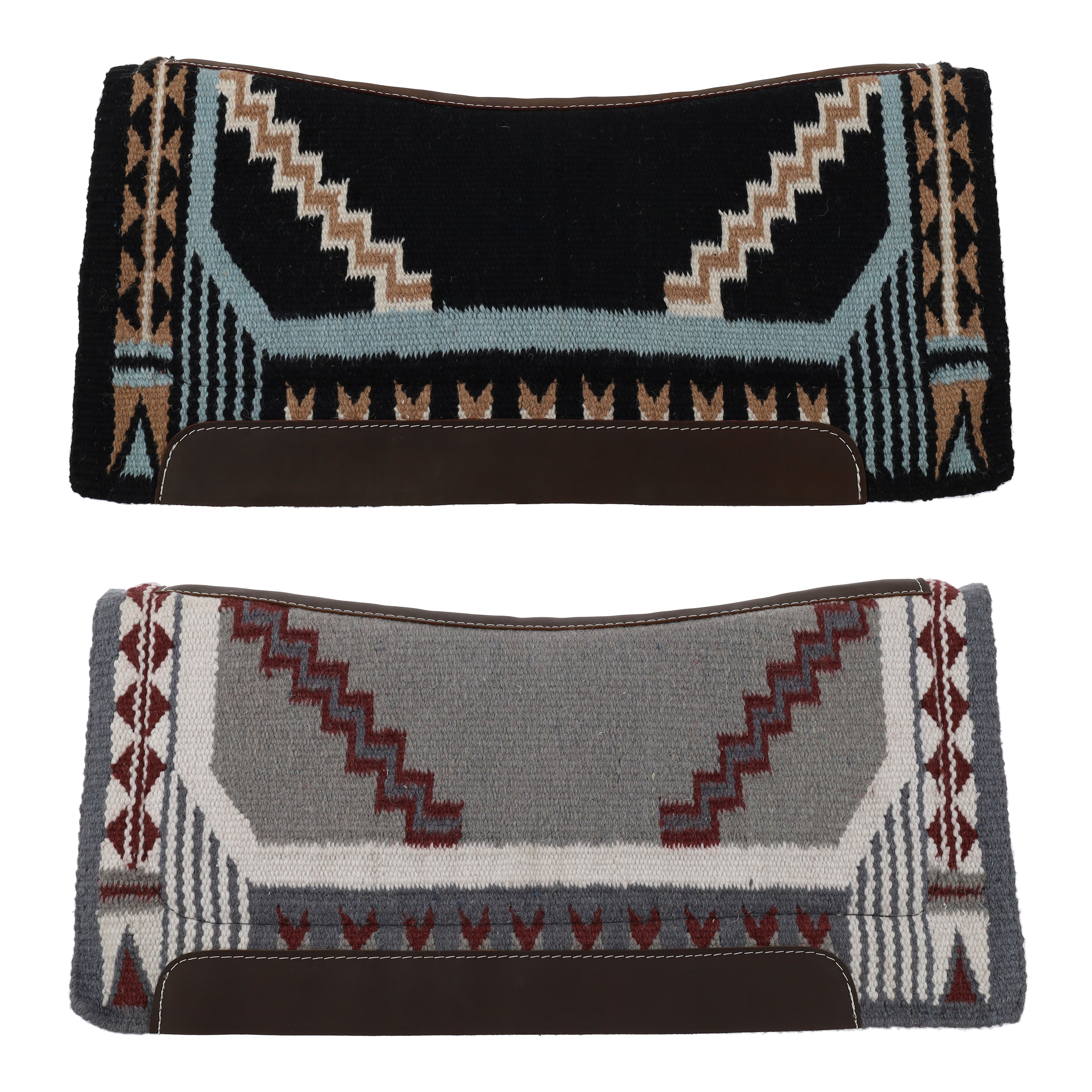 Showman 36" x 34" Wool Top Saddle Pad with Memory Felt Bottom - Mesa Ridge