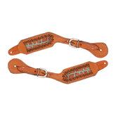 Showman Ladie's Teal Bayou Spur Strap