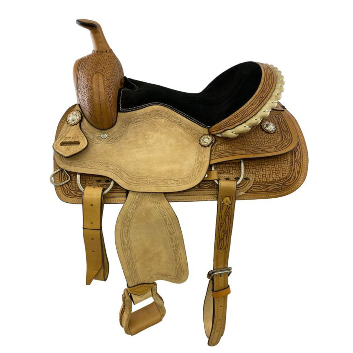 Sandstone Roper Style Saddle - 16 Inch