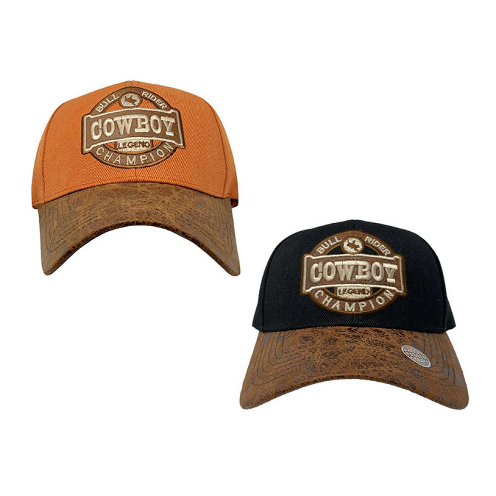 Cowboy Ballcap with Bull Rider Decal
