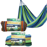 31" x 80" Portable Stripe Cloth Travel Hammock