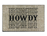 27" x 18" Howdy Echo Welcome mat